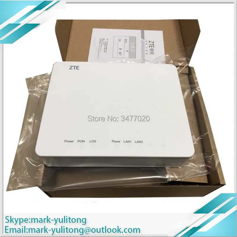 NEW ZTE F612 ZXA10 GPON onu ont UN fiber network with 2 Ethernet 1 voice ports ONU
NEW ZTE F612 ZXA10 GPON onu ont UN fiber network with 2 Ethernet 1 voice ports ONU