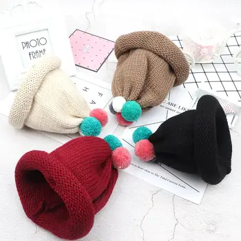 Baby Cap Cotton Pompom Bobble Hat For Kids Winter Boys And Girls Caps Warm Baby Autumn Winter Hat Fashion
Baby Cap Cotton Pompom Bobble Hat For Kids Winter Boys And Girls Caps Warm Baby Autumn Winter Hat Fashion