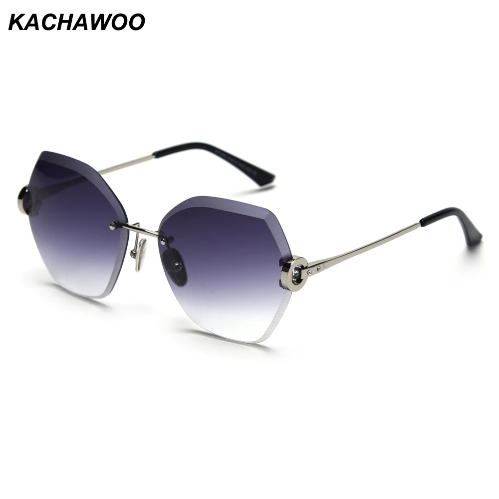 Kachawoo 2019 women sunglasses polygonal black gradient purple rimless sun glasses rhinestone for ladies summer
Kachawoo 2019 women sunglasses polygonal black gradient purple rimless sun glasses rhinestone for ladies summer