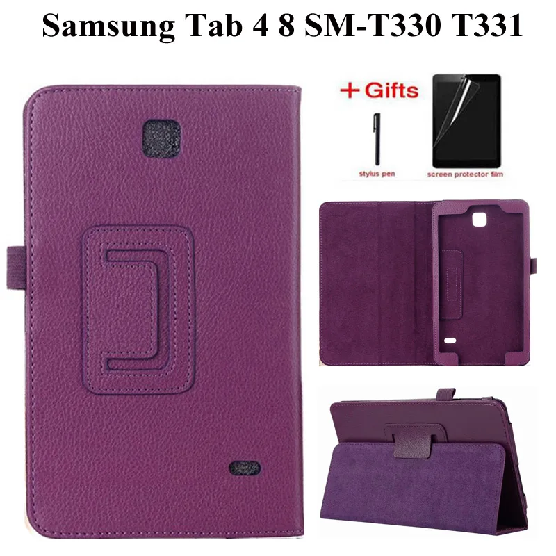 Litchi PU Leather Case For samsung tab 4 8.0 SM-t331 Cover For Samsung Galaxy Tab 4 8.0 inch T330 T331 T335 tablet Case+Film+Pen
Litchi PU Leather Case For samsung tab 4 8.0 SM-t331 Cover For Samsung Galaxy Tab 4 8.0 inch T330 T331 T335 tablet Case+Film+Pen
