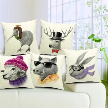 Sketch High Quality Kiwi Bird Cushion Cover Sheep Rabbit Boar Deer Pillowcase Home Decor Sofa Car Seat Decorative Throw Pillows
Sketch High Quality Kiwi Bird Cushion Cover Sheep Rabbit Boar Deer Pillowcase Home Decor Sofa Car Seat Decorative Throw Pillows