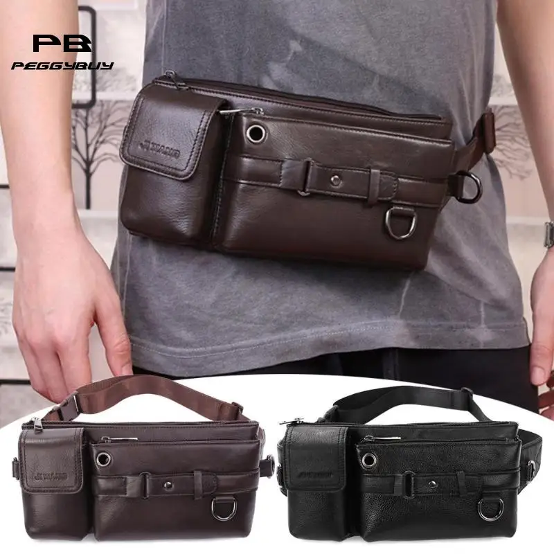Outdoor Sports Shoulder Messenger Handbags Men Waist Fanny Belt Packs Genuine Leather Crossbody Chest Bags Phone Money Pouch
Outdoor Sports Shoulder Messenger Handbags Men Waist Fanny Belt Packs Genuine Leather Crossbody Chest Bags Phone Money Pouch