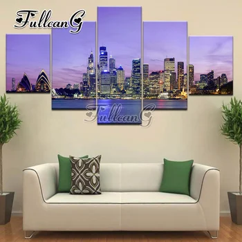 FULLCANG diy 3d mosaic full embroidery "seaside city" diamond painting 5 panel rhinestone needlework hobbies and crafts G1212
FULLCANG diy 3d mosaic full embroidery "seaside city" diamond painting 5 panel rhinestone needlework hobbies and crafts G1212