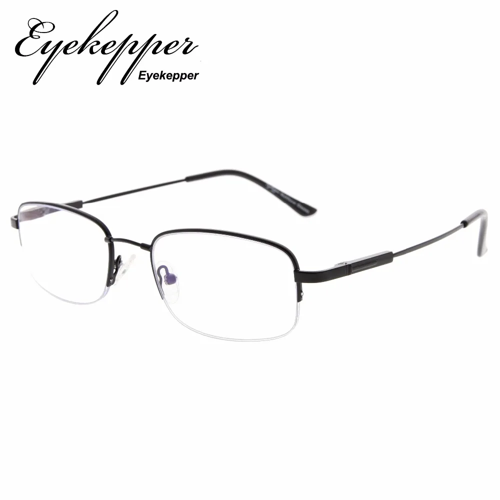 M1704 Eyekepper Half-rim UV Protection Progressive Reading Glasses 3 Levels Multifocus Readers Men Women Bendable Memory Frame
M1704 Eyekepper Half-rim UV Protection Progressive Reading Glasses 3 Levels Multifocus Readers Men Women Bendable Memory Frame