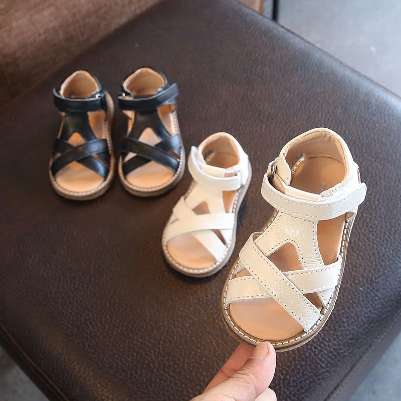 Baby Sandals Genuine Leather Girls Princess Shoes Summer Beach Sandals New Toddler Soft Bottom Shoes
Baby Sandals Genuine Leather Girls Princess Shoes Summer Beach Sandals New Toddler Soft Bottom Shoes