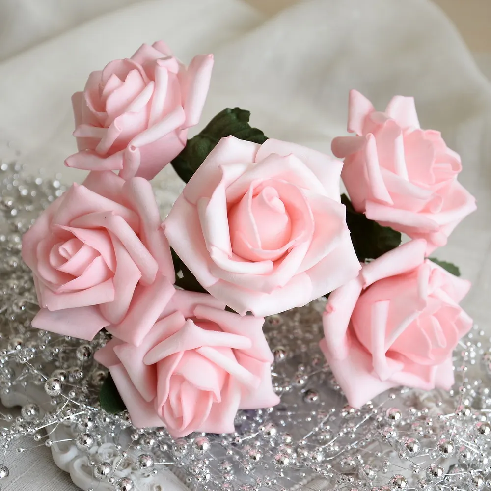 72 Stems Light Pink Foam Roese Artificial Wedding Flowers Table Centerpiece Wedding Arrangement Free Shipping
72 Stems Light Pink Foam Roese Artificial Wedding Flowers Table Centerpiece Wedding Arrangement Free Shipping