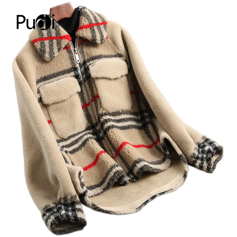 PUDI A18193 women's winter real wool fur coat warm jacket coat lady Long coat jacket overcoat
PUDI A18193 women's winter real wool fur coat warm jacket coat lady Long coat jacket overcoat
