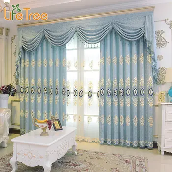 Elegant Embroidery Thick European Blackout Curtains For Bedroom Living Room Tulle Curtain Window Treatment Custom Made
Elegant Embroidery Thick European Blackout Curtains For Bedroom Living Room Tulle Curtain Window Treatment Custom Made