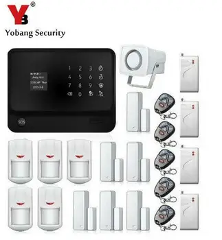 YobangSecurity Touch Keypad Smart Home Security WIFI GSM Alarm System Android IOS APP Control Magnet Door Sensor Shock Sensor
YobangSecurity Touch Keypad Smart Home Security WIFI GSM Alarm System Android IOS APP Control Magnet Door Sensor Shock Sensor
