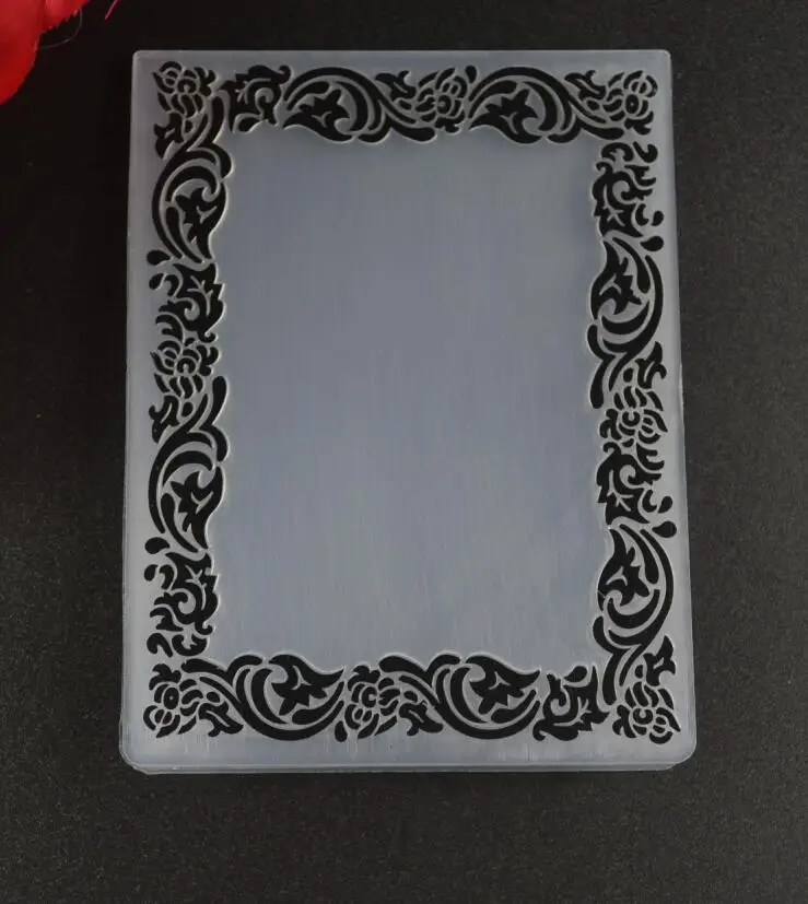 Frame plastic embossing folder for card making stationary paper crafts stencil cutting die background
Frame plastic embossing folder for card making stationary paper crafts stencil cutting die background