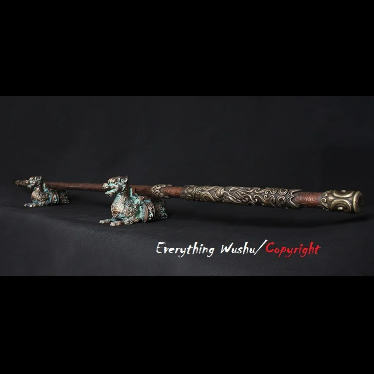 Heavy Duty Monkey King Staff Collectibale Copper Artwork Shaolin Sticks Bo Staff
Heavy Duty Monkey King Staff Collectibale Copper Artwork Shaolin Sticks Bo Staff