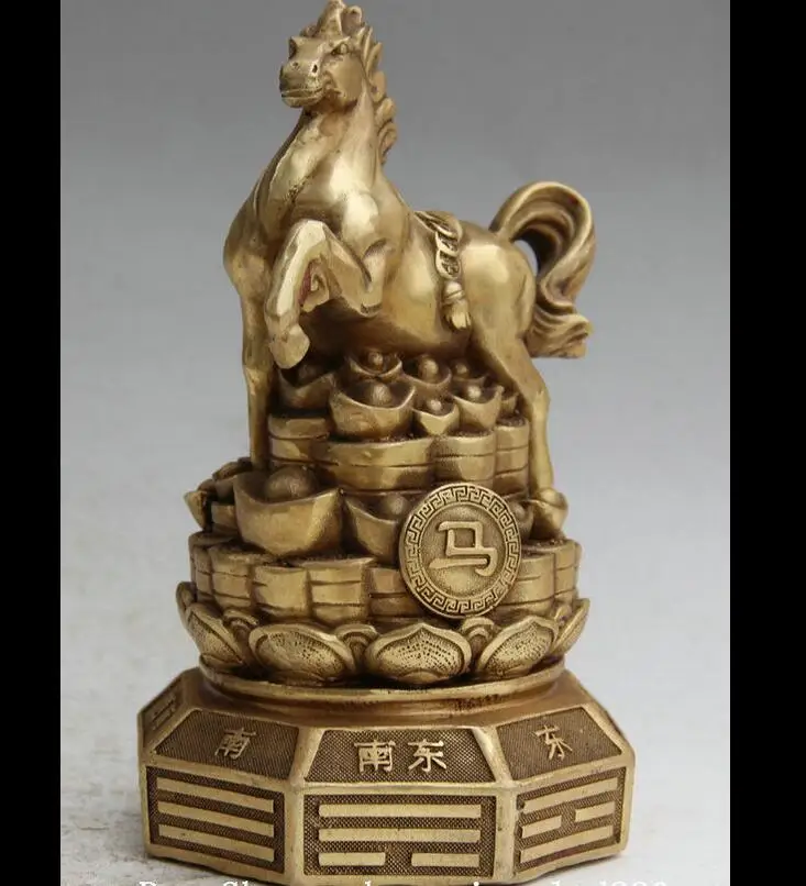 zhaorui4884424+ +8" Chinese Brass success Wealth Feng Shui Zodiac Year Horse Statue sculpture
zhaorui4884424+ +8" Chinese Brass success Wealth Feng Shui Zodiac Year Horse Statue sculpture