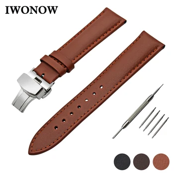 Genuine Leather Watch Band 22mm for Samsung Gear S3 Classic / Frontier Butterfly Buckle Strap Wrist Belt Bracelet Black Brown
Genuine Leather Watch Band 22mm for Samsung Gear S3 Classic / Frontier Butterfly Buckle Strap Wrist Belt Bracelet Black Brown