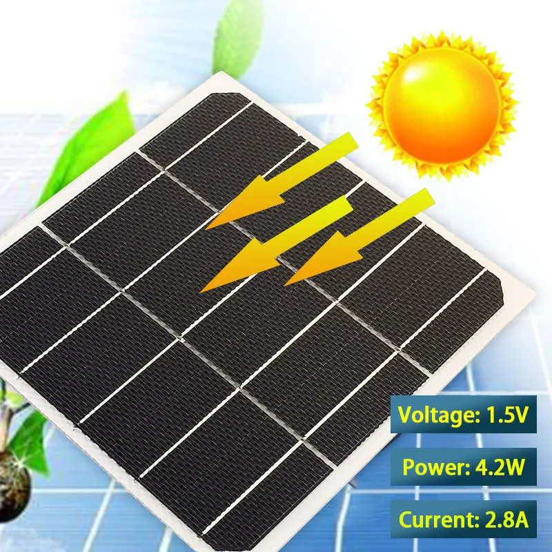 Solar Panel Solar Charging Equipment Reusable ETFE Monocrystalline Silicon Home Improvement Module Powered Phone Charger
Solar Panel Solar Charging Equipment Reusable ETFE Monocrystalline Silicon Home Improvement Module Powered Phone Charger