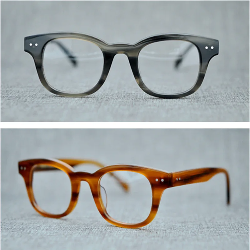 

Vazrobe Acetate Glasses Men Women Vintage Eyeglasses Tortoise Small Eyeglass Male Myopia Optical Prescription Spectacles Nerd