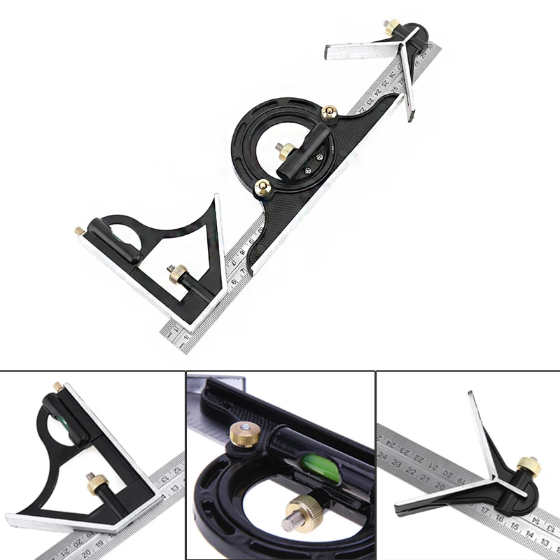 30cm Combination Angle Ruler Stainless Steel Square Protractor Measuring Tool Caliper nurse LB88
30cm Combination Angle Ruler Stainless Steel Square Protractor Measuring Tool Caliper nurse LB88