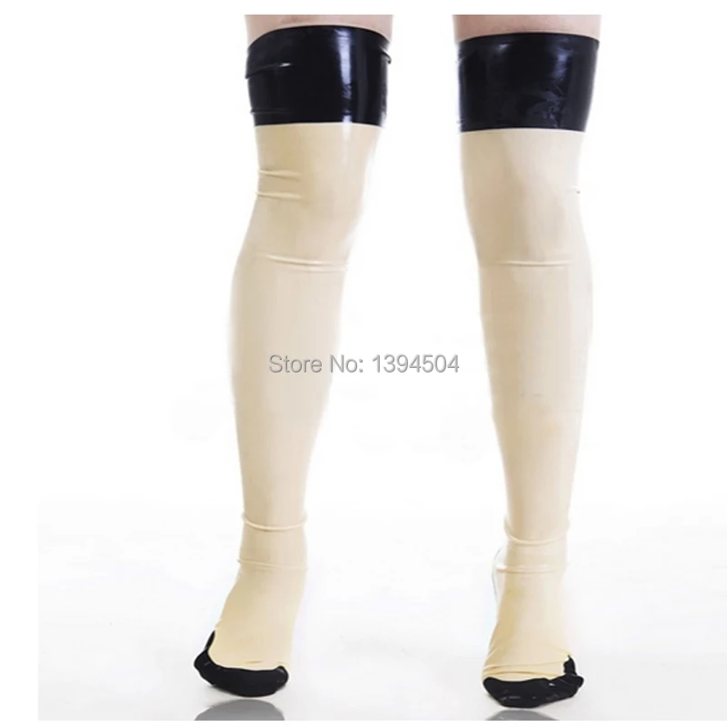 new exotic women female handmade gothic Latex white spliced black color slim cekc Long Stockings Thigh boots Socks
new exotic women female handmade gothic Latex white spliced black color slim cekc Long Stockings Thigh boots Socks