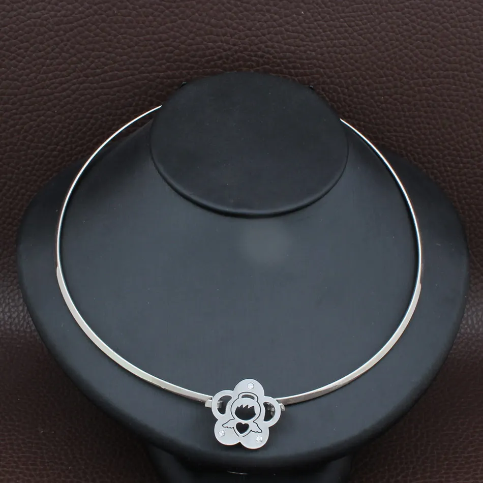 Hot stainless steel jewelry popular silver color collar Style Fashion Necklaces Torques For Women NFAFABAJ
Hot stainless steel jewelry popular silver color collar Style Fashion Necklaces Torques For Women NFAFABAJ