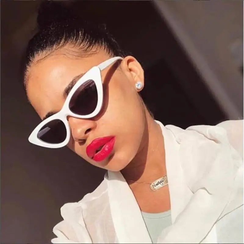 Vintage Shades For Women Sunglasses Retro Cat Eye Sunglasses Cute Sexy White Triangle Cateye Glasses Trendy Eyewear Gafas De Sol
Vintage Shades For Women Sunglasses Retro Cat Eye Sunglasses Cute Sexy White Triangle Cateye Glasses Trendy Eyewear Gafas De Sol