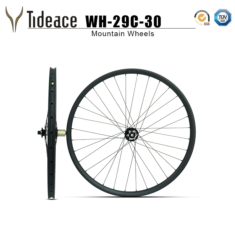 MTB bicycle 30mm*25mm carbon wheels 26er 3K/UD Cosnic carbon bike wheelset with Novatec hubs
MTB bicycle 30mm*25mm carbon wheels 26er 3K/UD Cosnic carbon bike wheelset with Novatec hubs