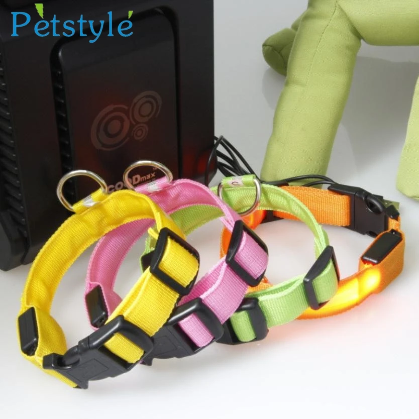 Adjustable Safety Pets Dog Collars LED Flashing Night Light Nylon Collar USB Charging Levert Dropship 3MAR21
Adjustable Safety Pets Dog Collars LED Flashing Night Light Nylon Collar USB Charging Levert Dropship 3MAR21