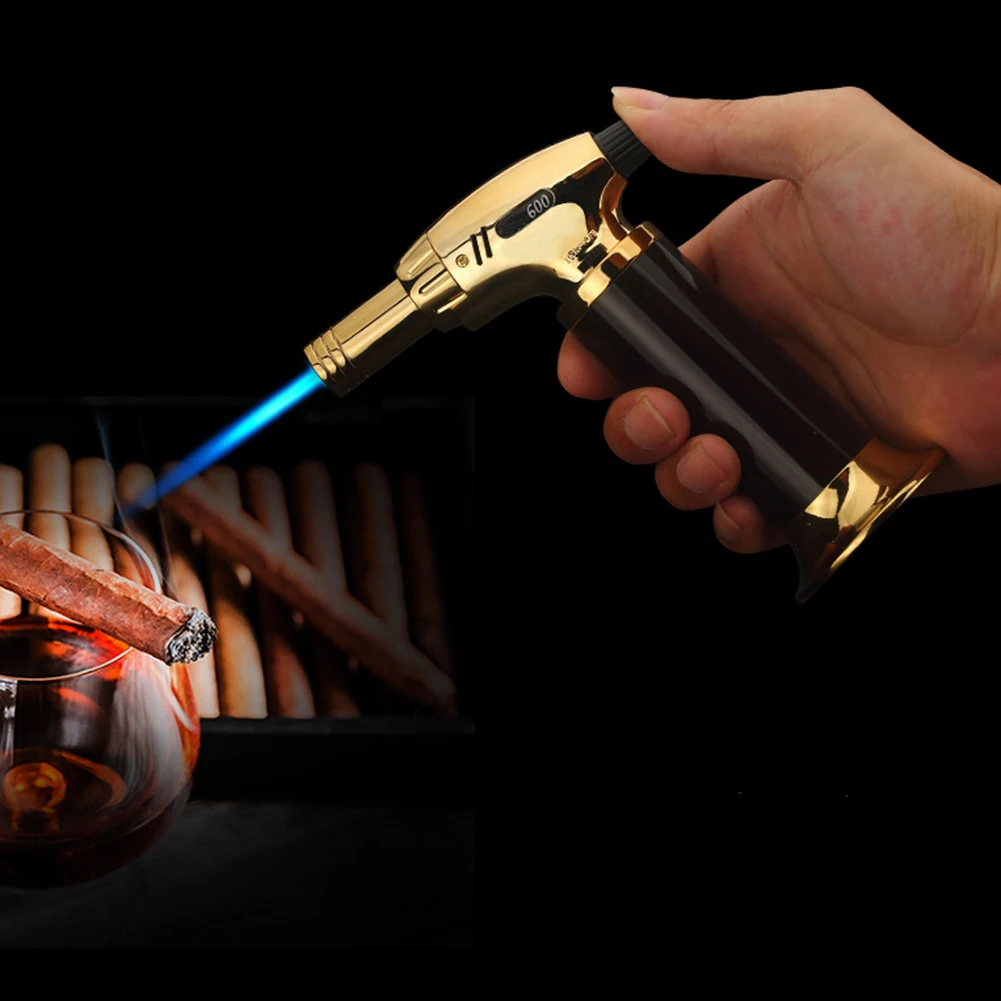 Outdoor BBQ Lighter Cigar Torch Turbo Lighter Jet Butane Gas Cigarette Spray Gun Windproof Metal Pipe Lighter BBQ Lighter Cigar
Outdoor BBQ Lighter Cigar Torch Turbo Lighter Jet Butane Gas Cigarette Spray Gun Windproof Metal Pipe Lighter BBQ Lighter Cigar