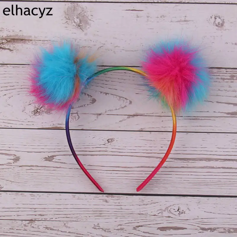 New 1PC Cat Ears Hairbands Headwear Cute Rabbit Plush Big Hair Ball Headband Hoop Girls Tiara Hair Accessories For Children
New 1PC Cat Ears Hairbands Headwear Cute Rabbit Plush Big Hair Ball Headband Hoop Girls Tiara Hair Accessories For Children
