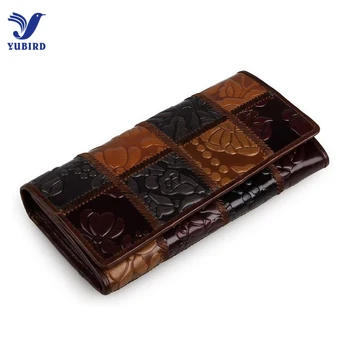 Fashion Women Purse Women Patchwork Genuine Leather Female Clutch Vintage National Long Wallet Women Luxury Brand Designer Gift
Fashion Women Purse Women Patchwork Genuine Leather Female Clutch Vintage National Long Wallet Women Luxury Brand Designer Gift