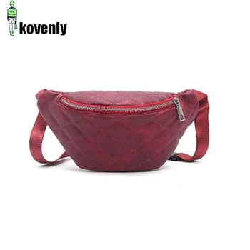 Women Waist Packs Black Pu Leather Fanny Pack Belt Bag Thread Ladies Multifunctional Shoulder Packs Shopping Travel Backbag 46 
Women Waist Packs Black Pu Leather Fanny Pack Belt Bag Thread Ladies Multifunctional Shoulder Packs Shopping Travel Backbag 46