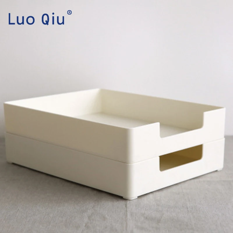 Multi-purpose storage box creative stationery student desk file classification storage box can be superimposed
Multi-purpose storage box creative stationery student desk file classification storage box can be superimposed