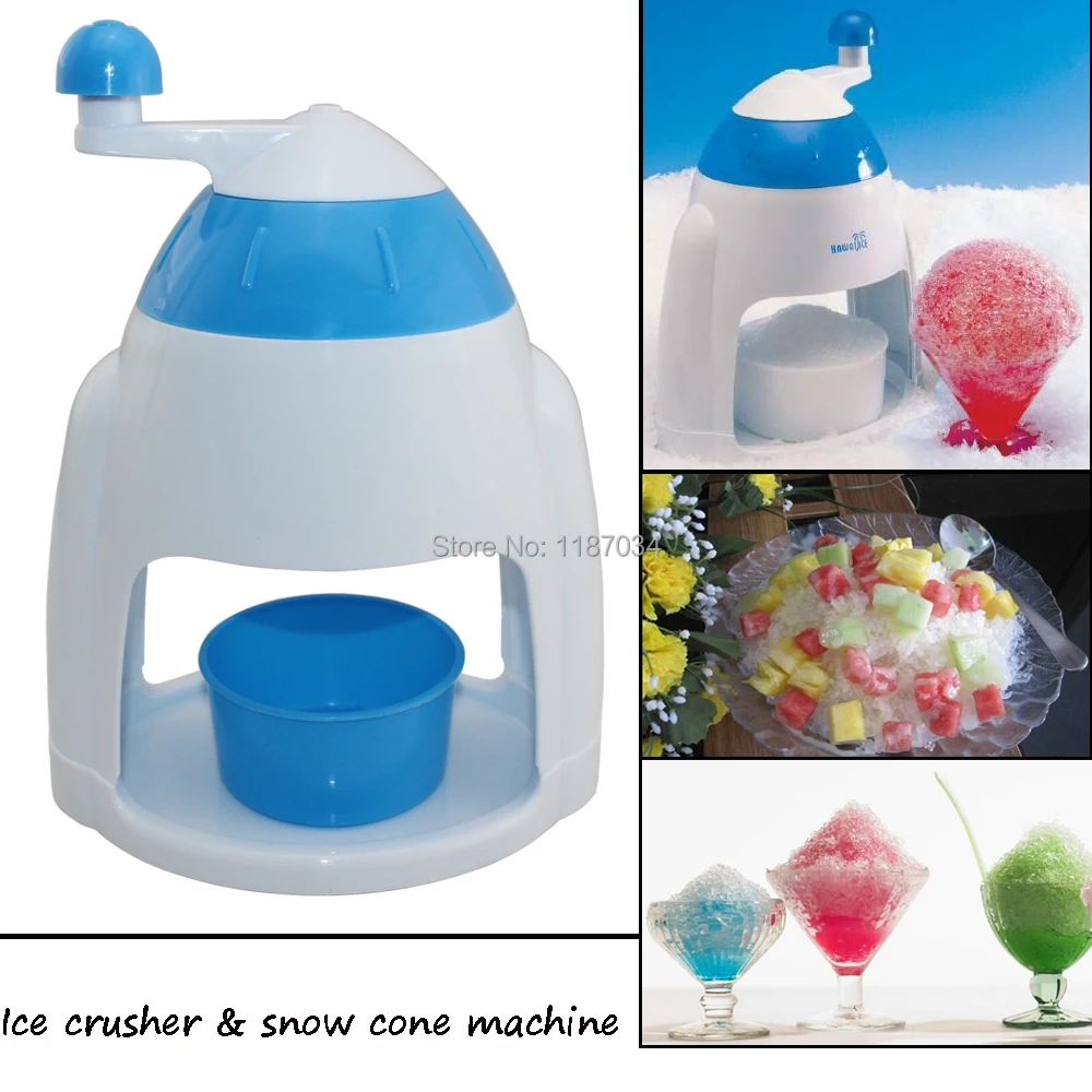 Shaved ice machine for home