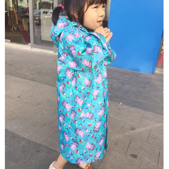 Children Waterproof Rainwear Cartoon Pig Raincoat Girl Boy Rain Cape Rain Gear Cute Pattern with Storage Bag Eco-friendly
Children Waterproof Rainwear Cartoon Pig Raincoat Girl Boy Rain Cape Rain Gear Cute Pattern with Storage Bag Eco-friendly