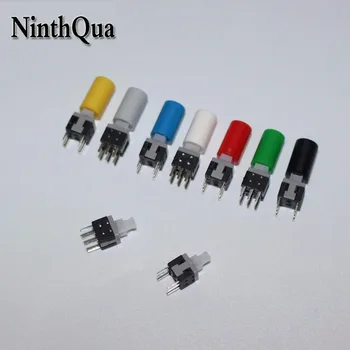 100PCS 8X8mm 6P Push Button Switch 8*8mm Tactile Power Micro Non-Locking Latching Toys Flashlight Switch with A04 Cap
100PCS 8X8mm 6P Push Button Switch 8*8mm Tactile Power Micro Non-Locking Latching Toys Flashlight Switch with A04 Cap