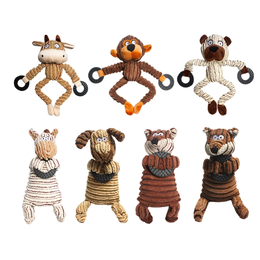 Rubber Ring Vocal Toy Durability Plush Dog Bauble Squeak Chew Sound Toy Adorable Fashion Animal Shape Dog Monkey Bull 1 PCS
Rubber Ring Vocal Toy Durability Plush Dog Bauble Squeak Chew Sound Toy Adorable Fashion Animal Shape Dog Monkey Bull 1 PCS