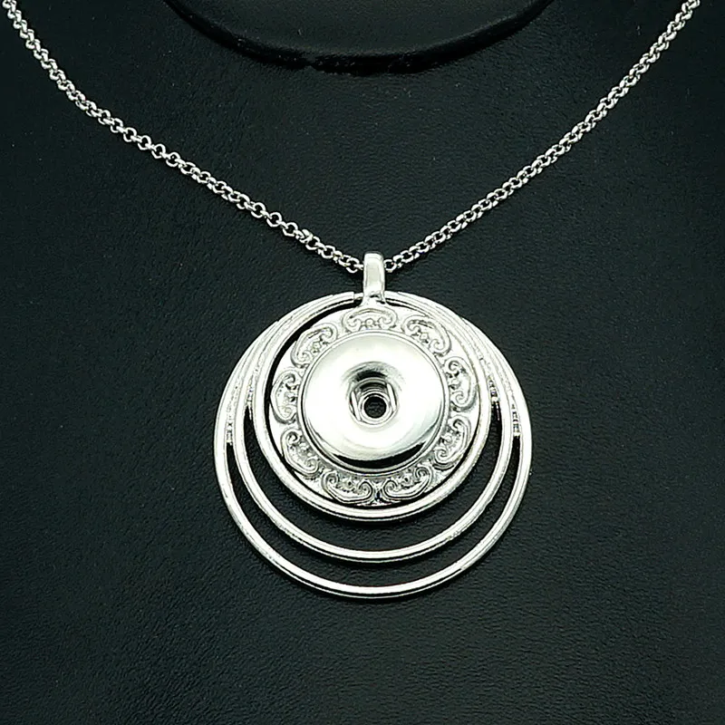 New DJ0144 Beauty Fashion circles pattern chain Snap necklace 50cm fit DIY 18MM snap buttons jewlery wholesale
New DJ0144 Beauty Fashion circles pattern chain Snap necklace 50cm fit DIY 18MM snap buttons jewlery wholesale