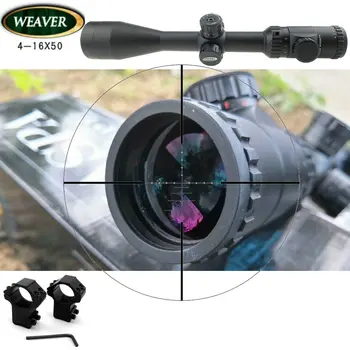 Weaver Kaspa 4-16x50 Optical Sight P4 Glass Etched Reticle Riflescopes Red/Green illumillated Ajustable Hunting Rifle Scope
Weaver Kaspa 4-16x50 Optical Sight P4 Glass Etched Reticle Riflescopes Red/Green illumillated Ajustable Hunting Rifle Scope