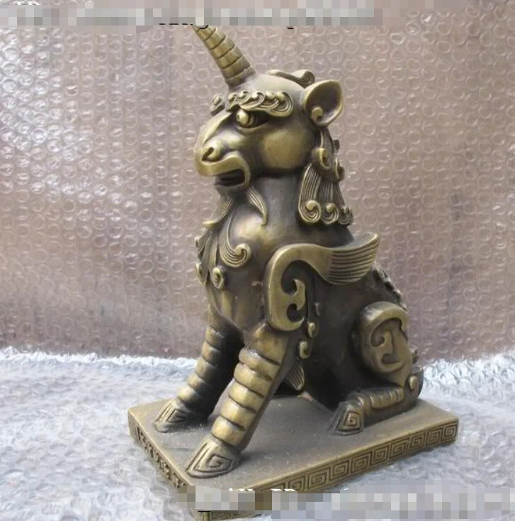 China Classical Bronze carve Foo Dogs unicorn Dragon Statue discount 30%
China Classical Bronze carve Foo Dogs unicorn Dragon Statue discount 30%