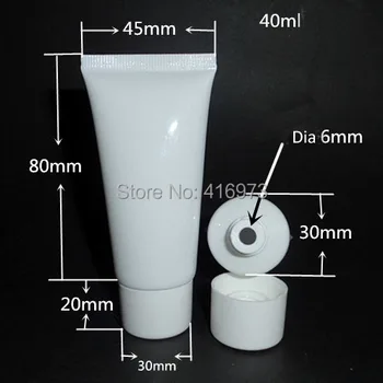 100pcs/lot 40ml empty mildy wash white shiny soft tube or butter / handcream tube
100pcs/lot 40ml empty mildy wash white shiny soft tube or butter / handcream tube