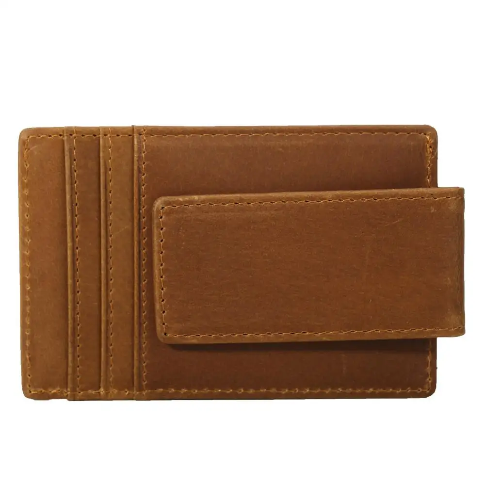 Tiding Genuine Leather Men’s Money Brown Clip ID Card Holder Slim Wallet Vintage Credit Card Coin Purse RFID Blocking 9204
Tiding Genuine Leather Men’s Money Brown Clip ID Card Holder Slim Wallet Vintage Credit Card Coin Purse RFID Blocking 9204
