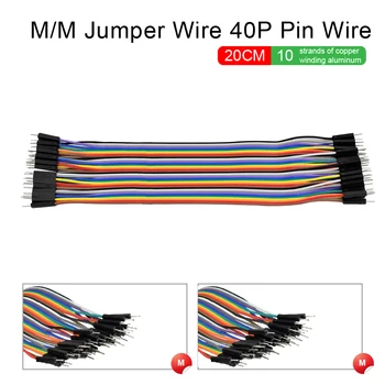 Free shipping !(3pcs/LOT)40Pin 20cm Male to Male jumper wire Dupont cable for Arduino Breadboard
Free shipping !(3pcs/LOT)40Pin 20cm Male to Male jumper wire Dupont cable for Arduino Breadboard
