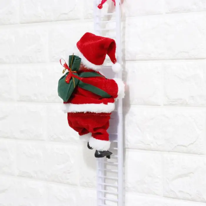 Electric Climbing Ladder Santa Claus Electric Climbing Ladder Santa Claus
