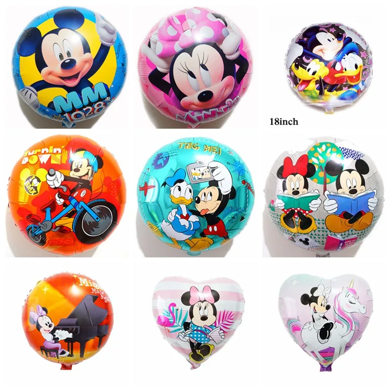 wholesale 100pcs mickey birthday balloons 18inch round minnie helium balloons children toys for minnie mickey party balloons
wholesale 100pcs mickey birthday balloons 18inch round minnie helium balloons children toys for minnie mickey party balloons