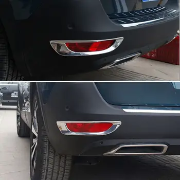 2Pcs Chrome ABS Car Exterior Rear Fog Light Lamp Cover Trim Frame Decoration Fit For 2017 Peugeot 5008 Car Styling Accessories
2Pcs Chrome ABS Car Exterior Rear Fog Light Lamp Cover Trim Frame Decoration Fit For 2017 Peugeot 5008 Car Styling Accessories