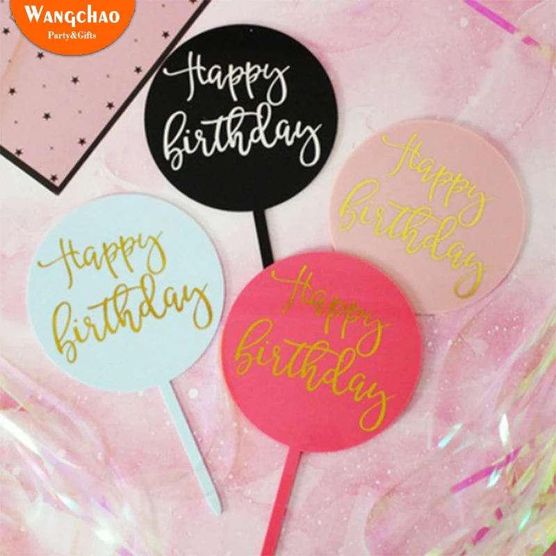 Acrylic Happy Birthday Cake Topper Decor Kids Favor Birthday Cupcake Toppers Girl&boy Baby Shower Cake Decoration Party Supplies
Acrylic Happy Birthday Cake Topper Decor Kids Favor Birthday Cupcake Toppers Girl&boy Baby Shower Cake Decoration Party Supplies