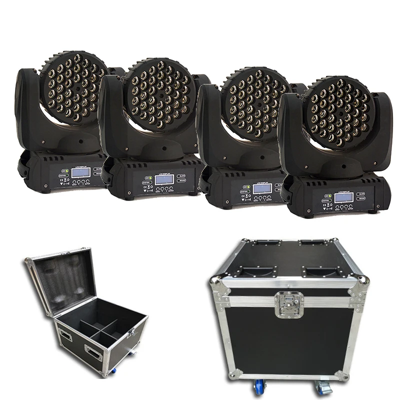 Hot sell 4pcs/lot Flight case packing RGBW 4 in1 color mixing Cree led 36*3W led moving head wash led lights
Hot sell 4pcs/lot Flight case packing RGBW 4 in1 color mixing Cree led 36*3W led moving head wash led lights