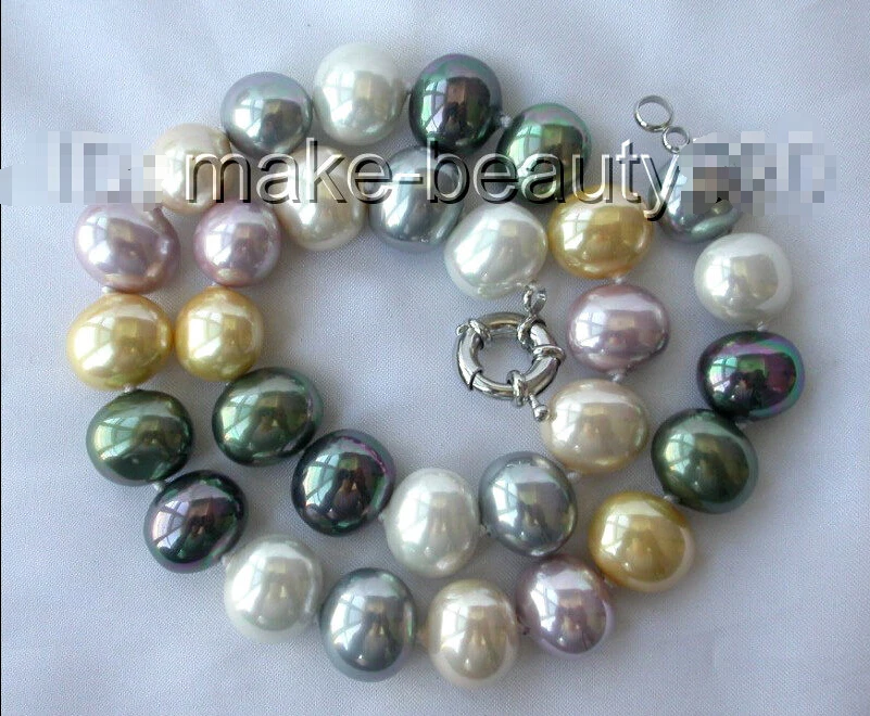 stunning big 15mm baroque multicolor south sea shell pearl necklace s1704Noble style Natural Fine jewe fast SHIPPING
stunning big 15mm baroque multicolor south sea shell pearl necklace s1704Noble style Natural Fine jewe fast SHIPPING