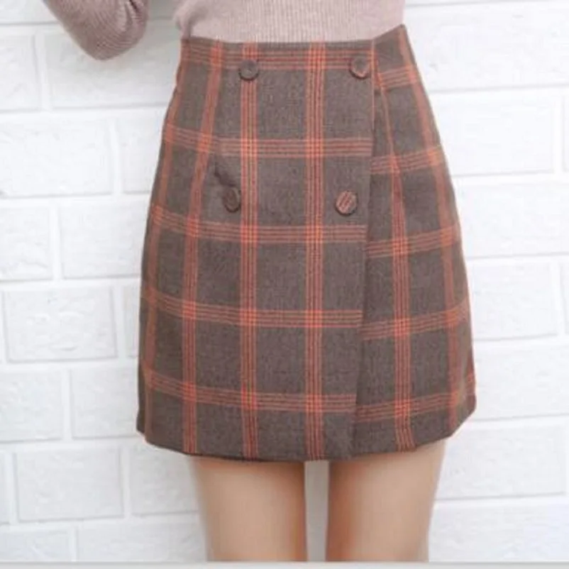 2019 Women'S Harajuku High Waist Hairy Grid Vintage Skirt Female Cute Korean And Japanese Kawaii Thick Skirts For Women
2019 Women'S Harajuku High Waist Hairy Grid Vintage Skirt Female Cute Korean And Japanese Kawaii Thick Skirts For Women