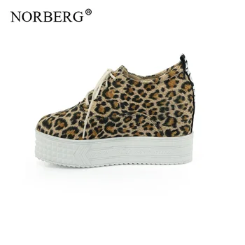 NORBERG 2019 Summer Women Casual Shoes High heelLeopard Sneakers Lace-Up Sewing Wedges Lover Shoes for Women Zapatos Mujer
NORBERG 2019 Summer Women Casual Shoes High heelLeopard Sneakers Lace-Up Sewing Wedges Lover Shoes for Women Zapatos Mujer