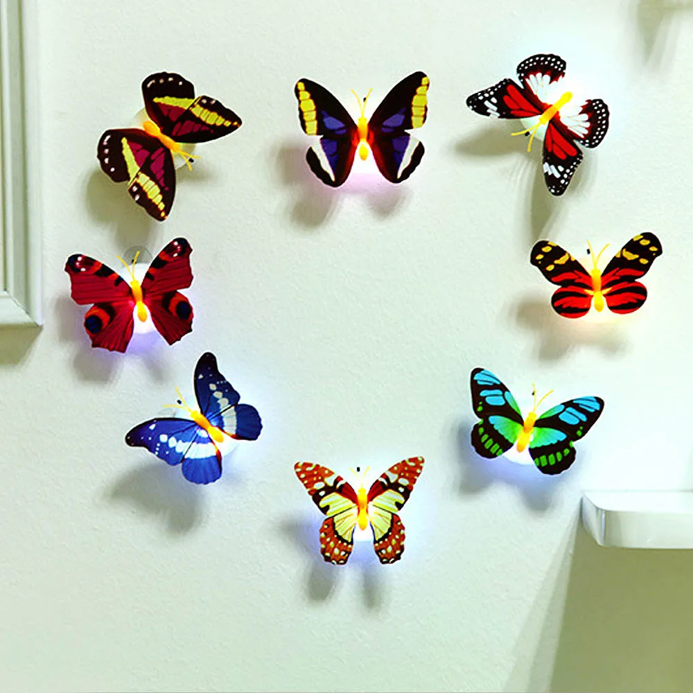 Butterfly Night Light Color LED Light For Kitchen Bedroom Living Kid Room Home Decor Easy Installation Led Night Light New
Butterfly Night Light Color LED Light For Kitchen Bedroom Living Kid Room Home Decor Easy Installation Led Night Light New