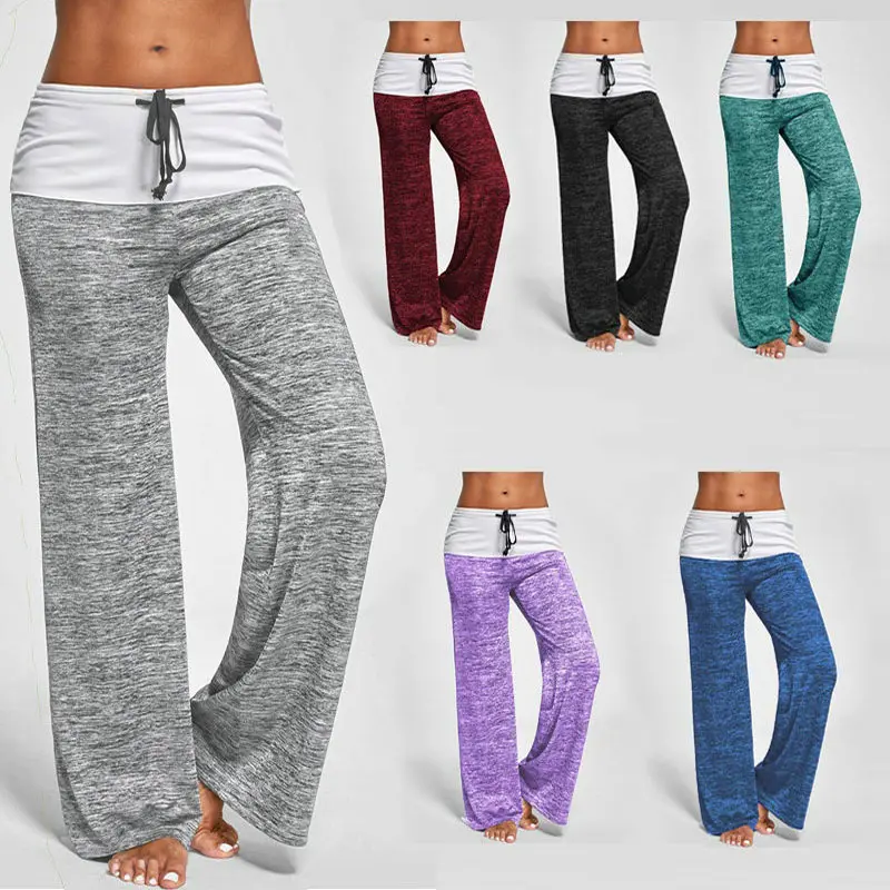 ZOGAA 2019 Women Long Pants Spring Autumn Patchwork Sportswear Pants Ladies Elastic Waist Casual Loose Wide Leg Pants For Female
ZOGAA 2019 Women Long Pants Spring Autumn Patchwork Sportswear Pants Ladies Elastic Waist Casual Loose Wide Leg Pants For Female